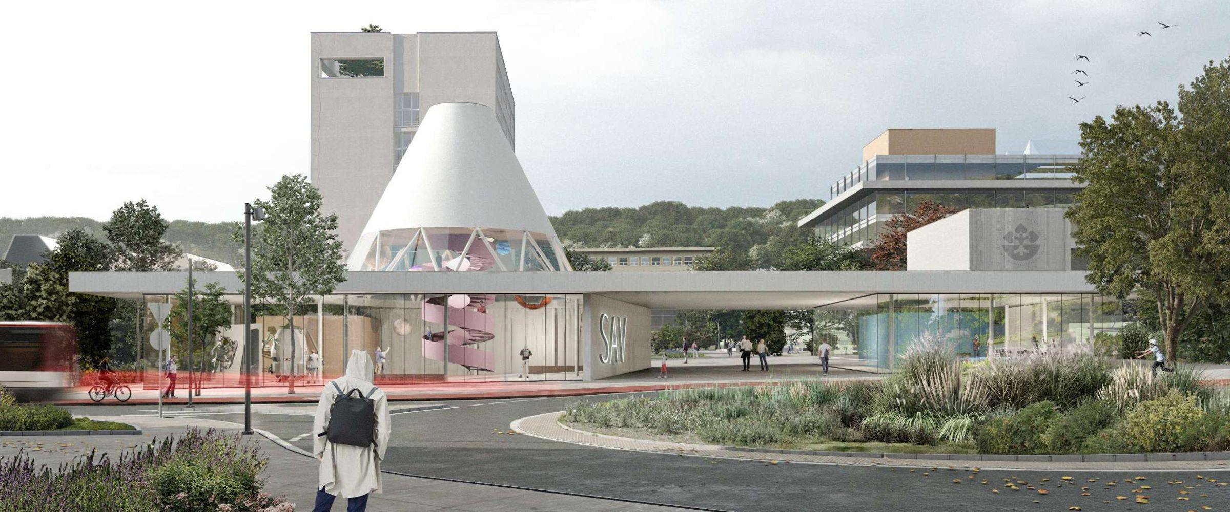 The SAS research area will turn into a science campus of the future